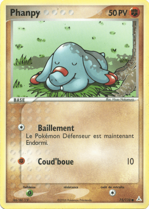 Phanpy - EX Fantômes Holon - 75 - Commune