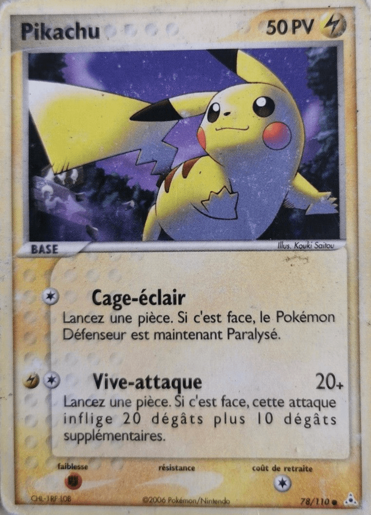 Pikachu - EX Fantômes Holon - 78 - Commune