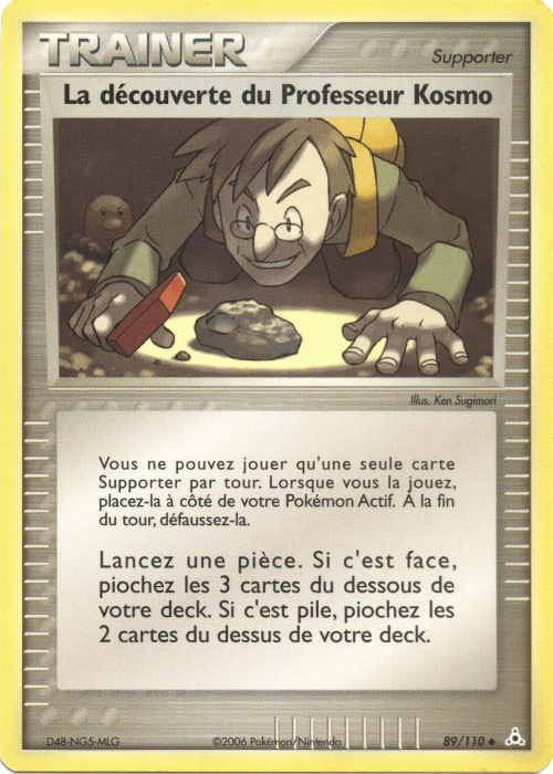 La découverte du Professeur Kosmo - EX Fantômes Holon - 89 - Peu commune