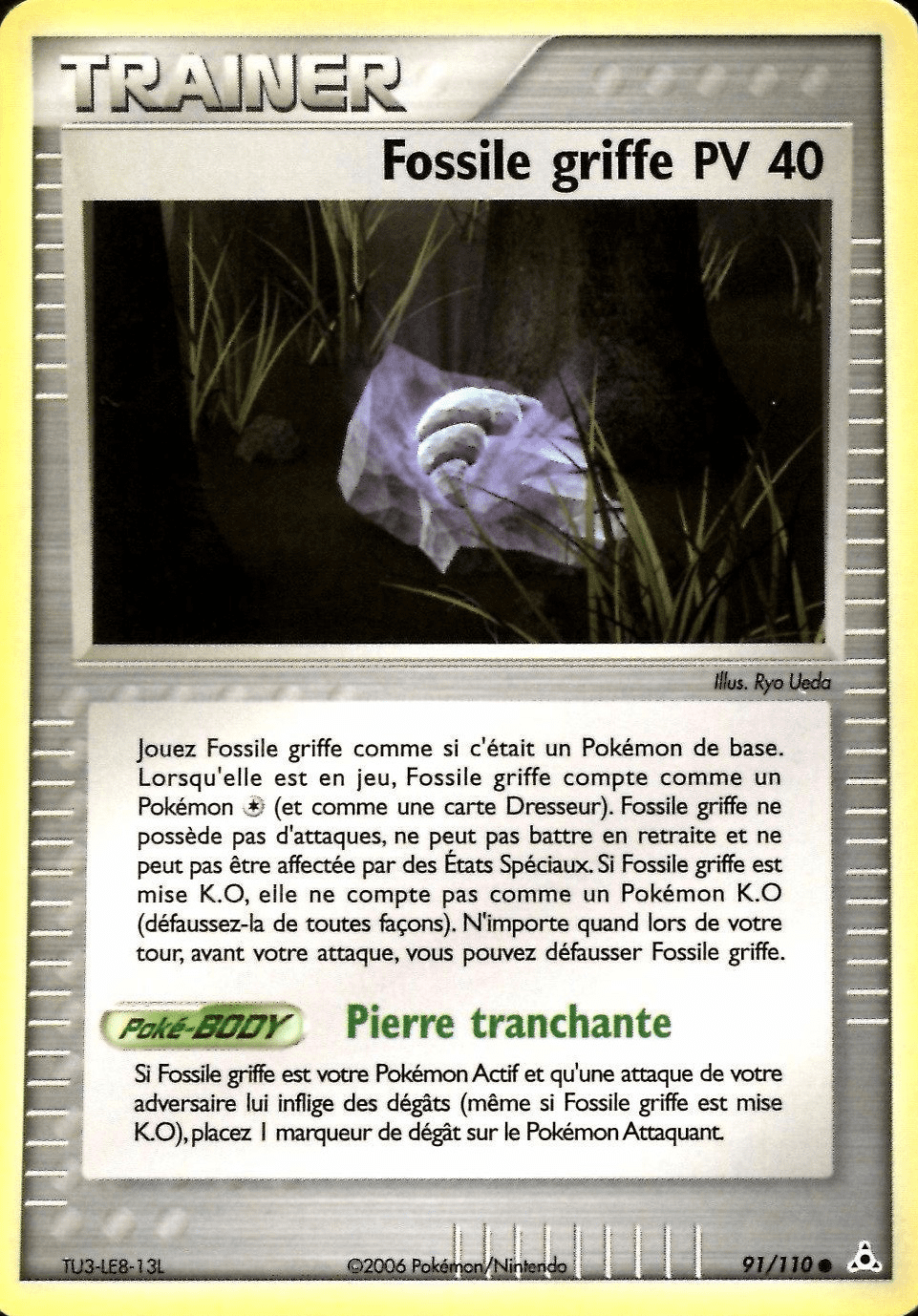 Fossile griffe - EX Fantômes Holon - 91 - Commune