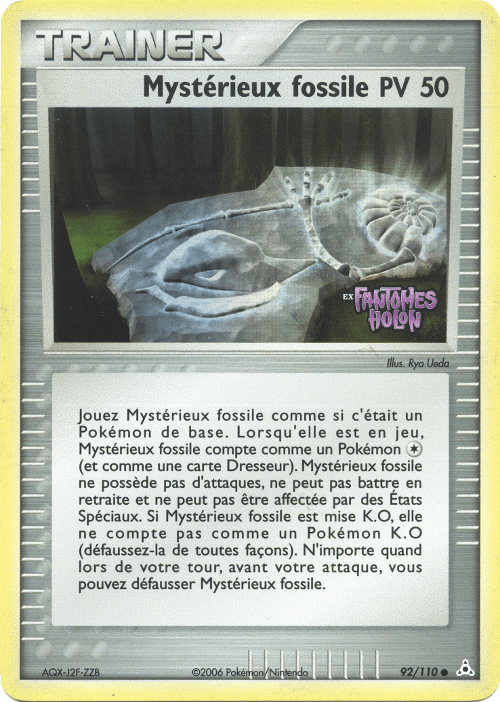 Mystérieux fossile - EX Fantômes Holon - 92 - Commune
