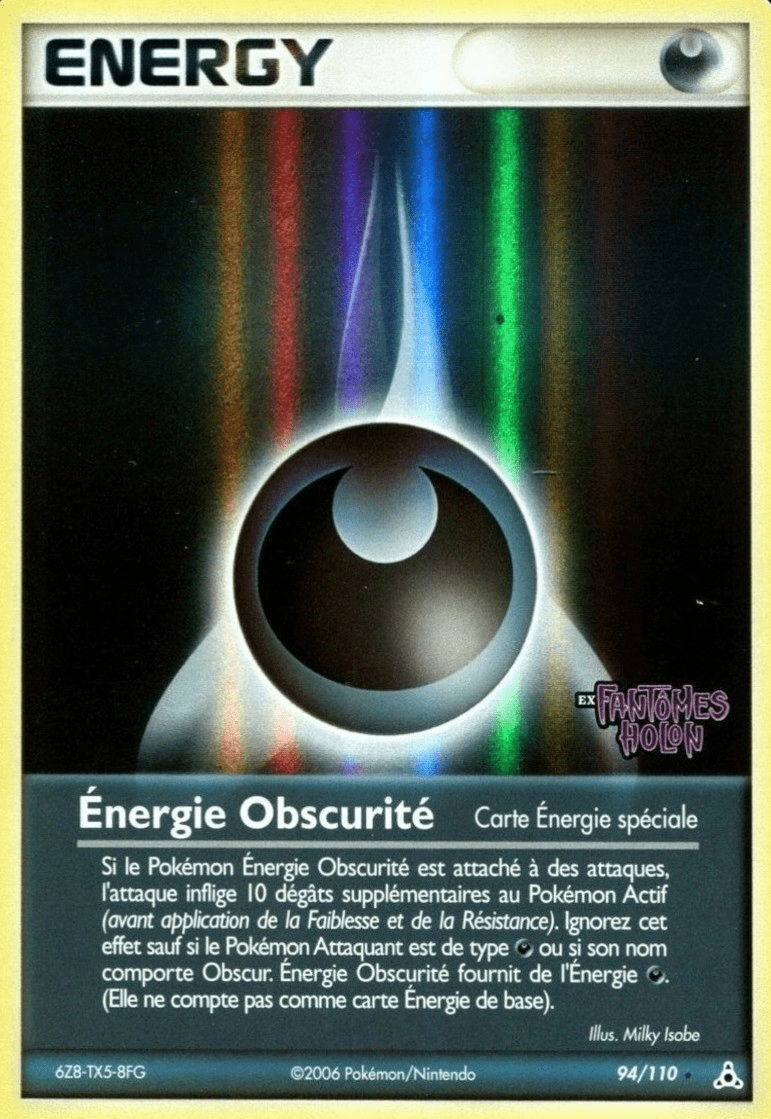 Énergie Obscurité - EX Fantômes Holon - 94 - Rare