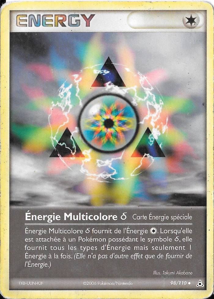 Énergie Multicolore δ - EX Fantômes Holon - 98 - Peu commune