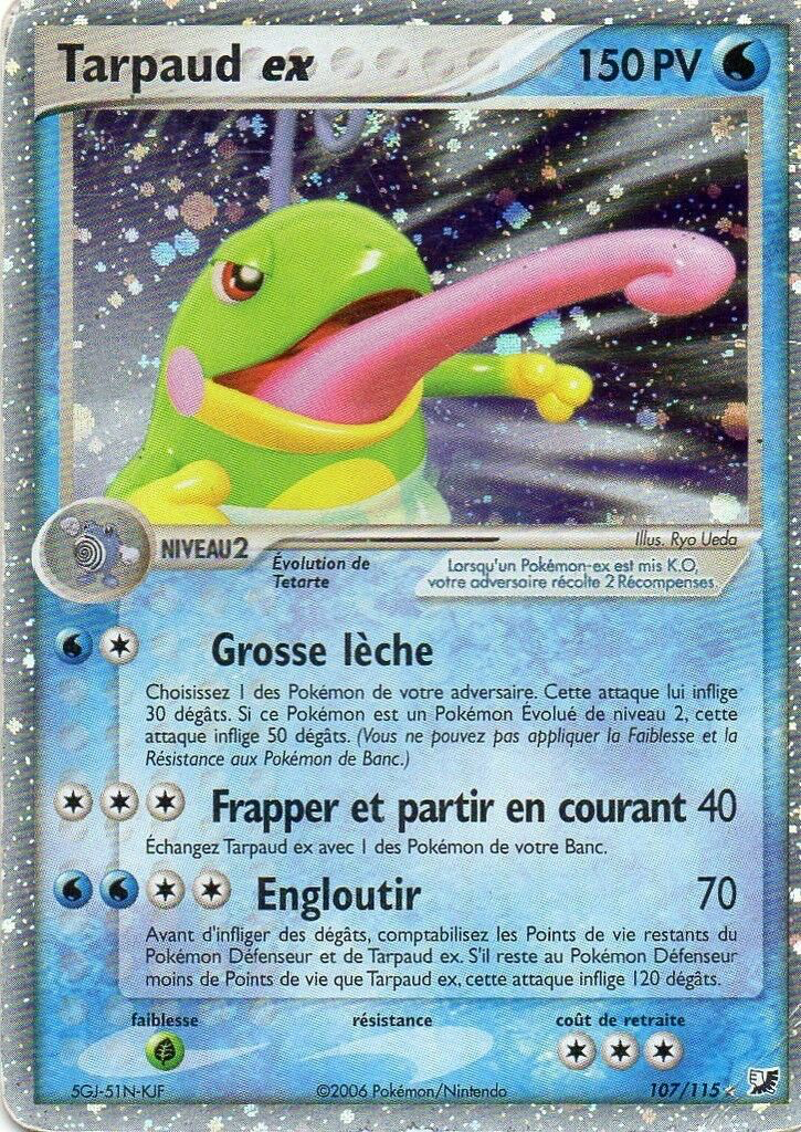 Tarpaud ex - EX Forces Cachées - 107 - Holographique ex rare