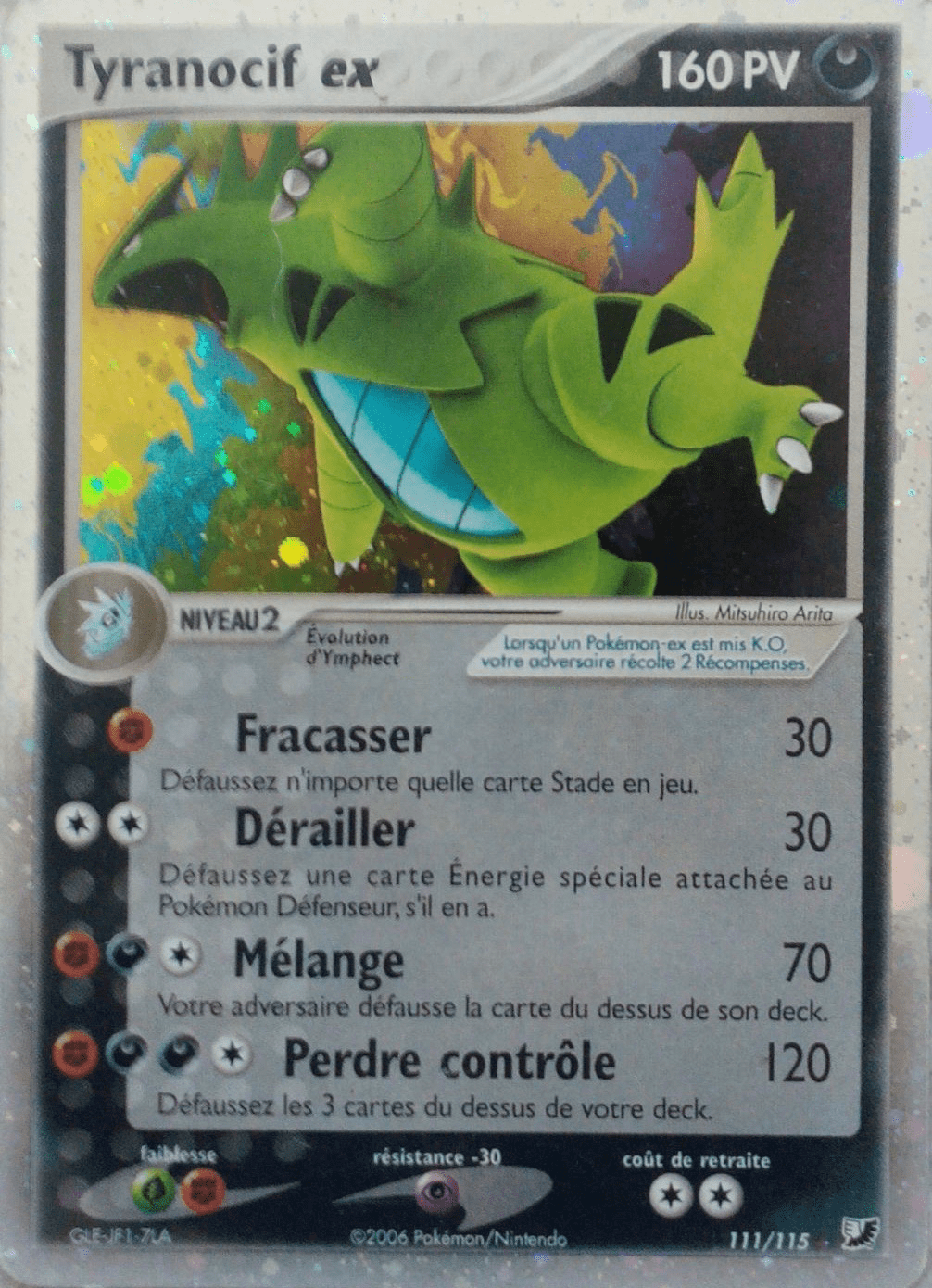 Tyranocif ex - EX Forces Cachées - 111 - Holographique ex rare