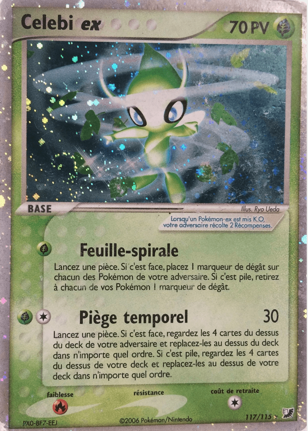 Celebi ex - EX Forces Cachées - 117 - Holographique ex rare