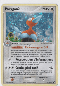 Porygon2 - EX Forces Cachées - 12 - Holographique rare