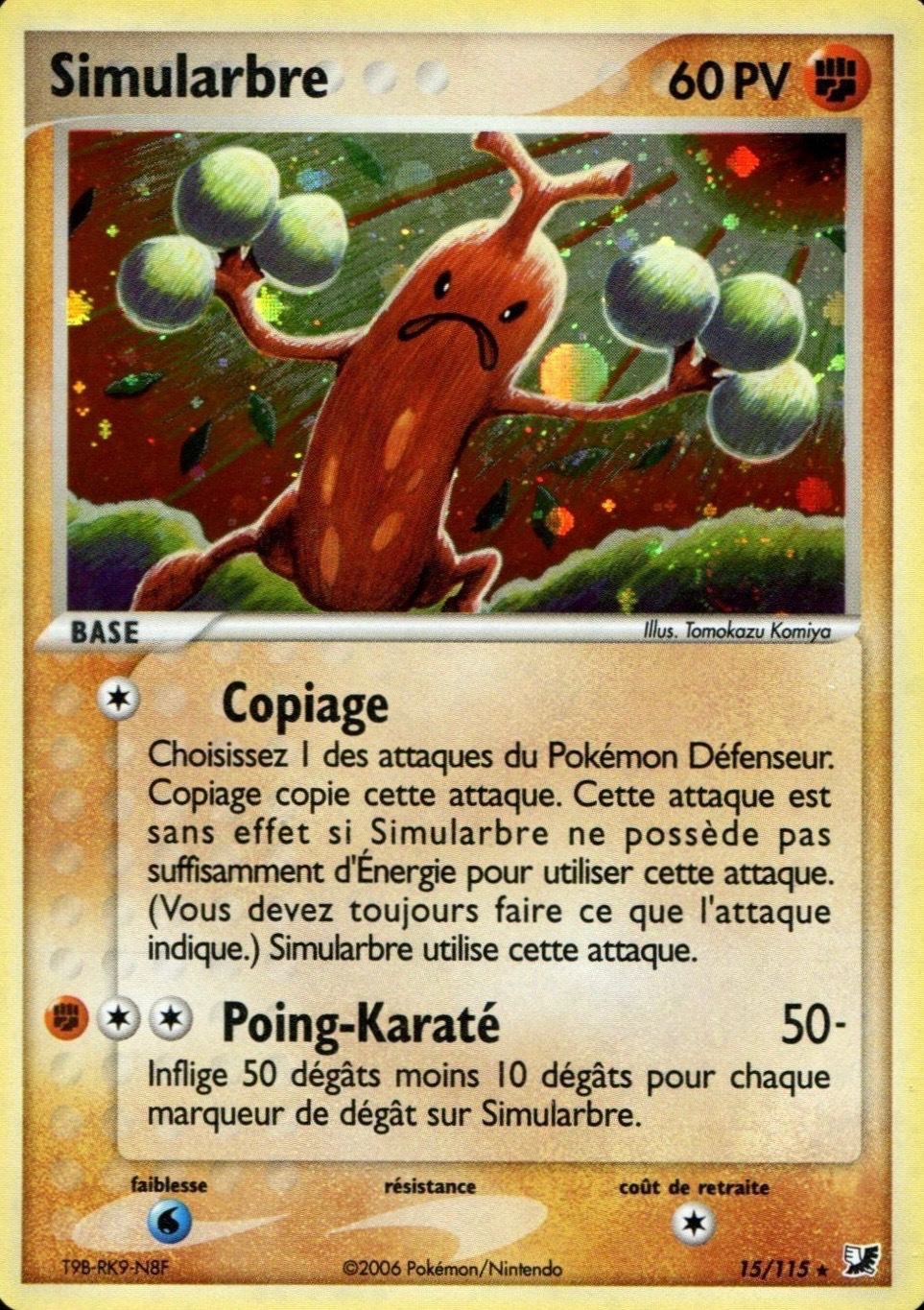 Simularbre - EX Forces Cachées - 15 - Holographique rare