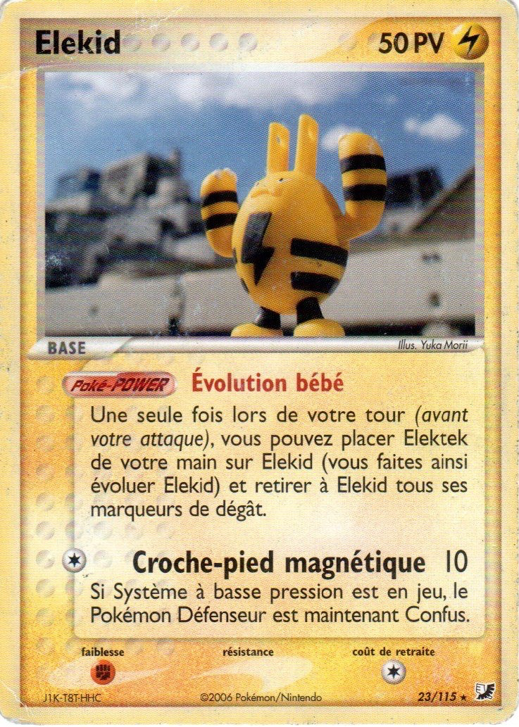 Elekid - EX Forces Cachées - 23 - Rare