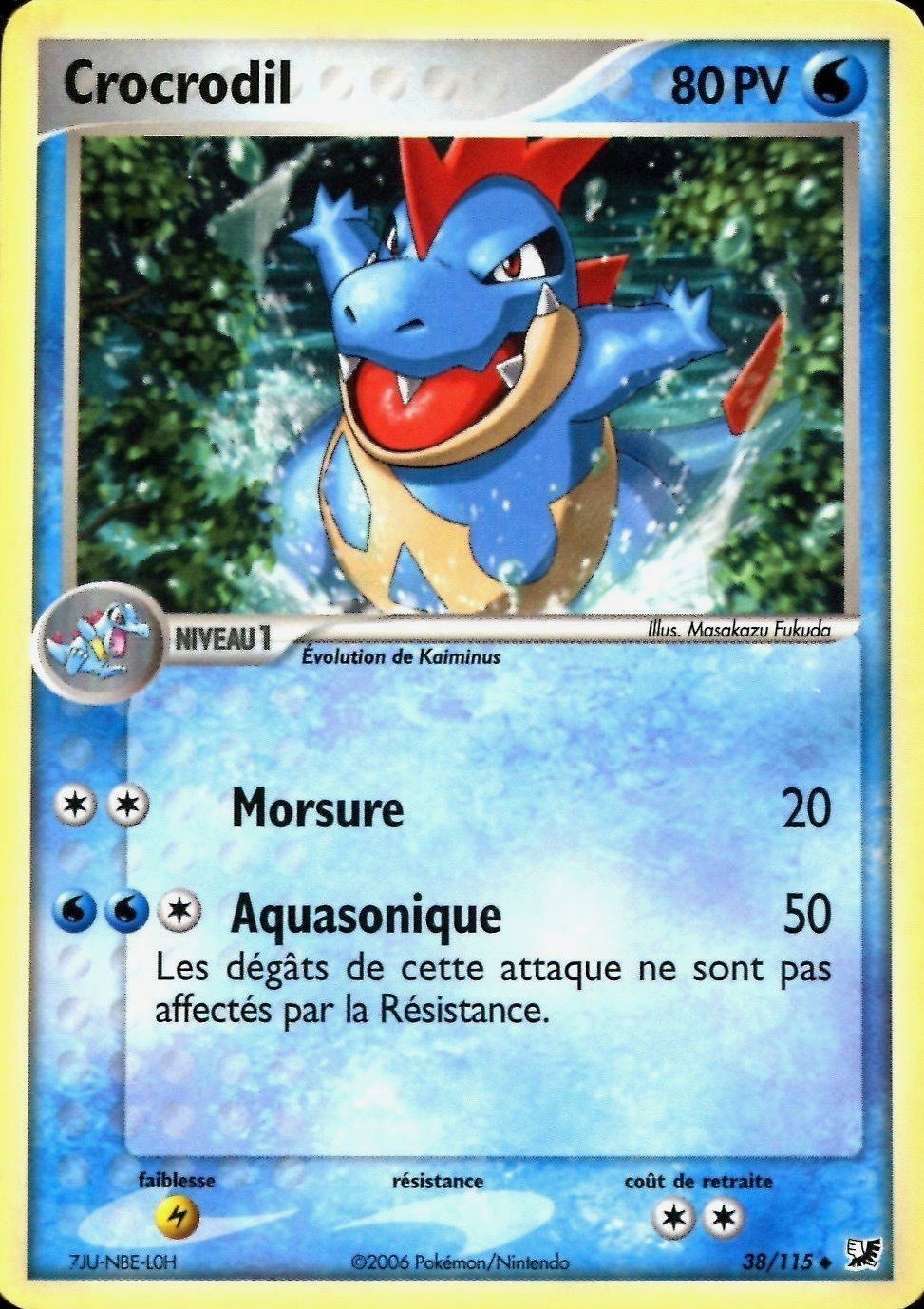 Crocrodil - EX Forces Cachées - 38 - Peu commune