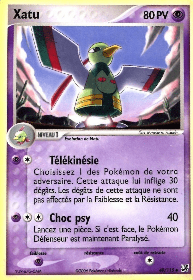 Xatu - EX Forces Cachées - 49 - Peu commune
