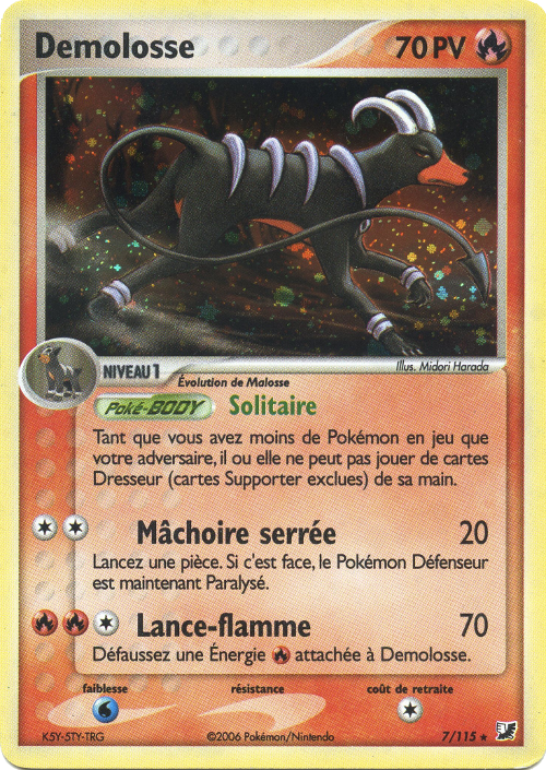 Demolosse - EX Forces Cachées - 7 - Holographique rare