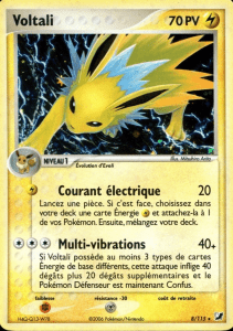 Voltali - EX Forces Cachées - 8 - Holographique rare