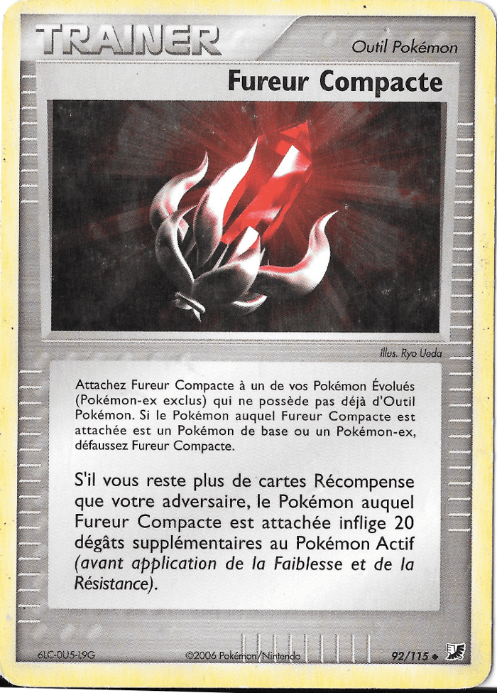 Fureur Compacte - EX Forces Cachées - 92 - Peu commune