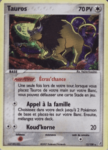 Tauros - EX Gardiens de Cristal - 12 - Holographique rare