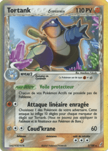 Tortank δ - EX Gardiens de Cristal - 2 - Holographique rare