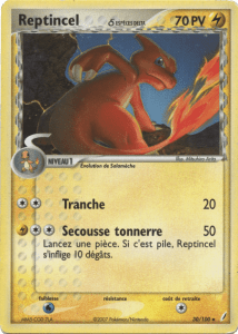 Reptincel δ - EX Gardiens de Cristal - 30 - Peu commune