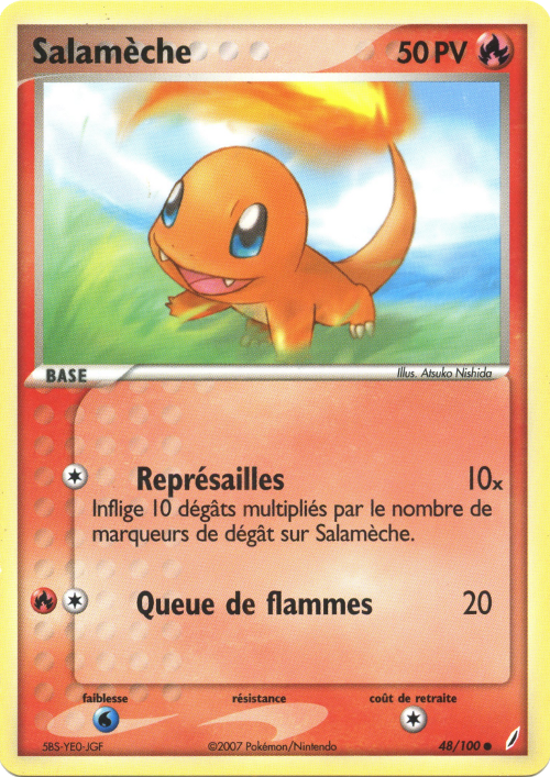 Salamèche - EX Gardiens de Cristal - 48 - Commune