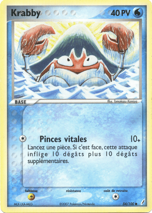 Krabby - EX Gardiens de Cristal - 54 - Commune