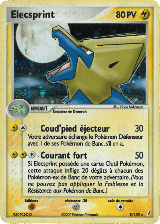 Elecsprint - EX Gardiens de Cristal - 8 - Holographique rare