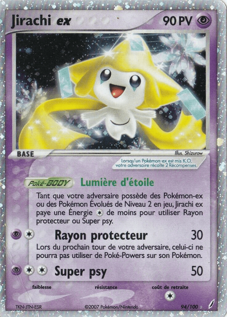 Jirachi ex - EX Gardiens de Cristal - 94 - Holographique ex rare