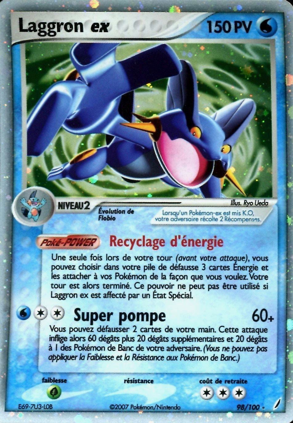 Laggron ex - EX Gardiens de Cristal - 98 - Holographique ex rare