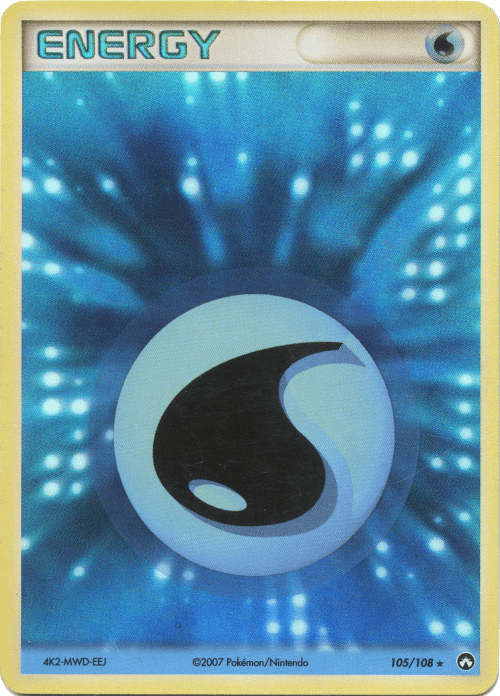 Énergie Eau - EX Gardiens du Pouvoir - 105 - Holographique rare