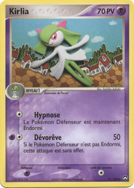 Kirlia - EX Gardiens du Pouvoir - 31 - Peu commune