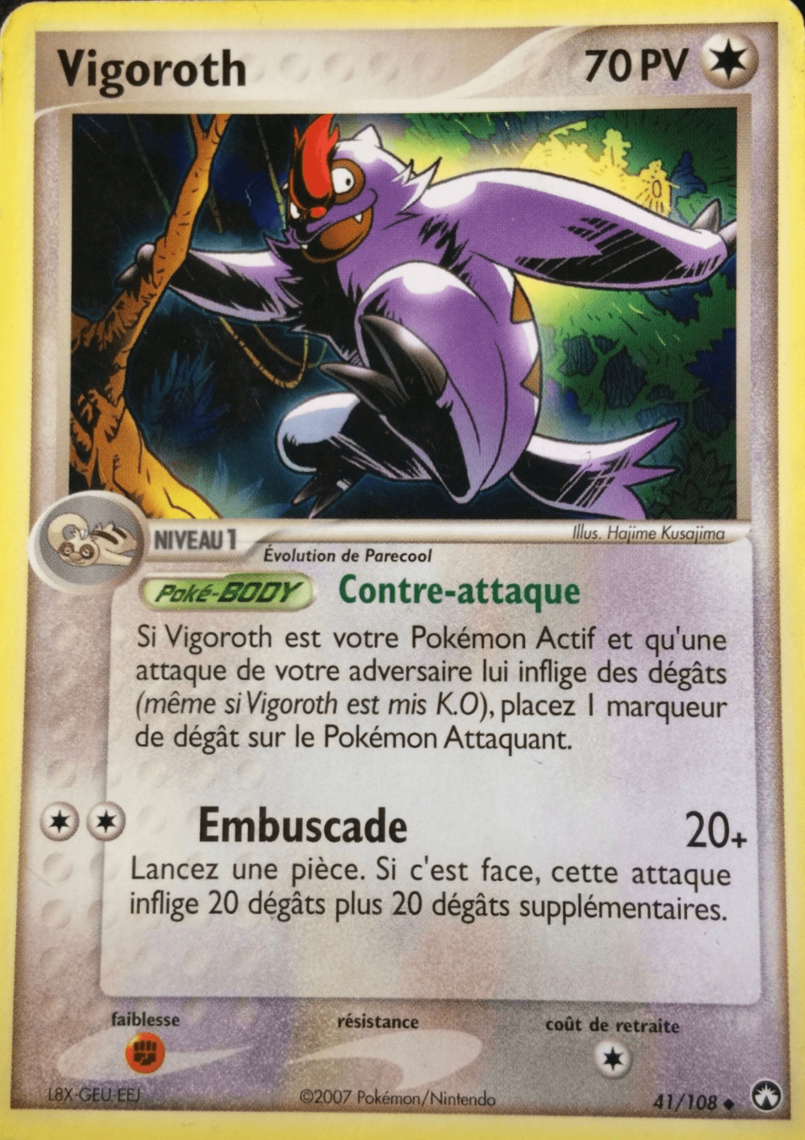Vigoroth - EX Gardiens du Pouvoir - 41 - Peu commune