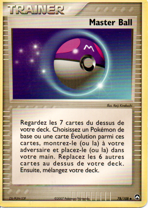Master Ball - EX Gardiens du Pouvoir - 78 - Peu commune
