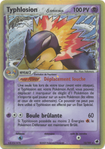 Typhlosion δ - EX Île des Dragons - 12 - Holographique rare