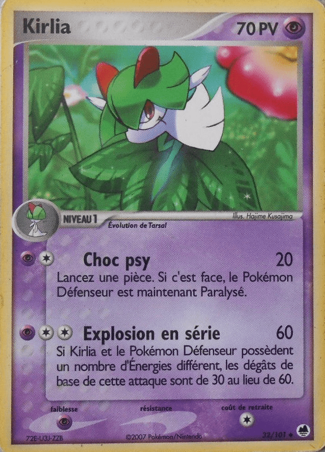 Kirlia - EX Île des Dragons - 32 - Peu commune