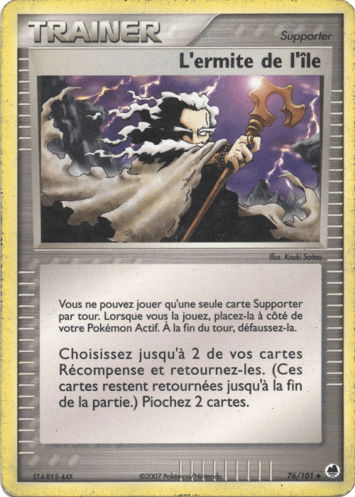 L'ermite de l'île - EX Île des Dragons - 76 - Peu commune
