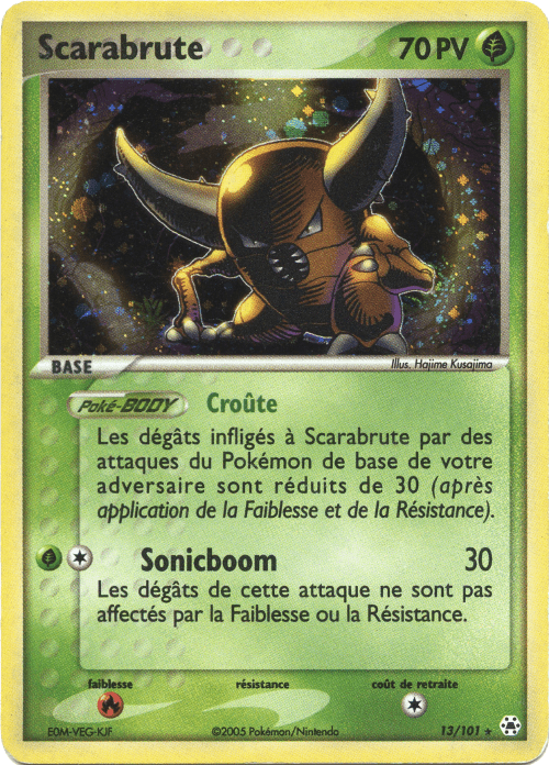 Scarabrute - EX Légendes Oubliées - 13 - Holographique rare