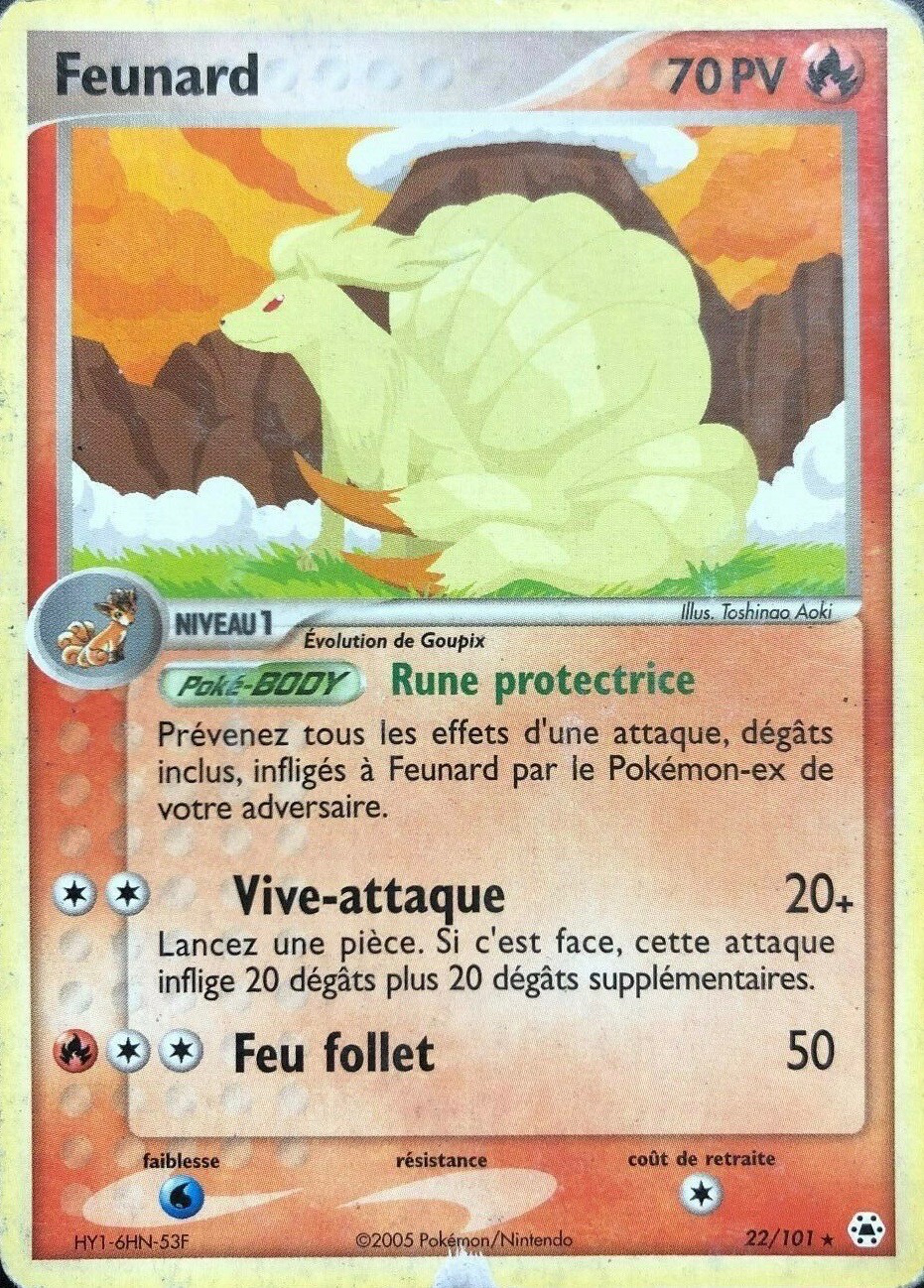 Feunard - EX Légendes Oubliées - 22 - Rare