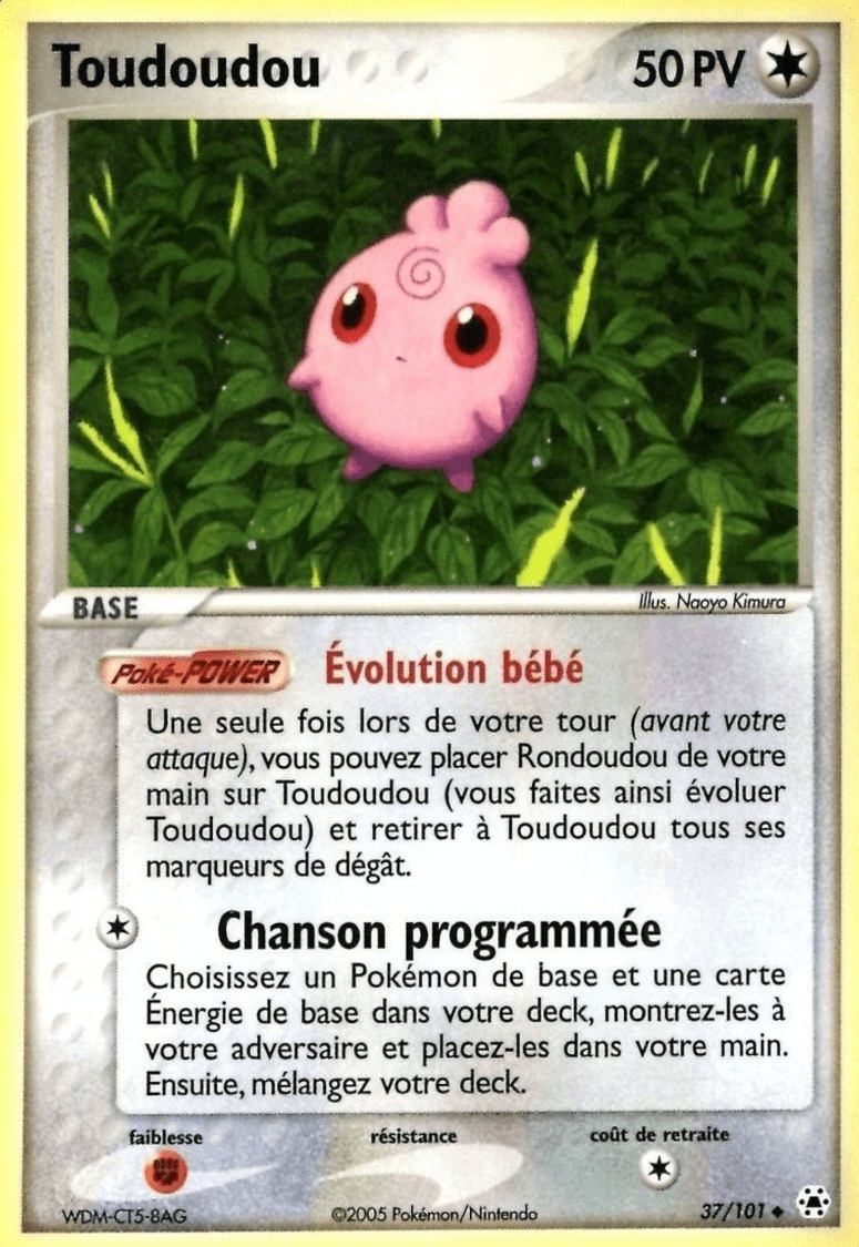 Toudoudou - EX Légendes Oubliées - 37 - Peu commune