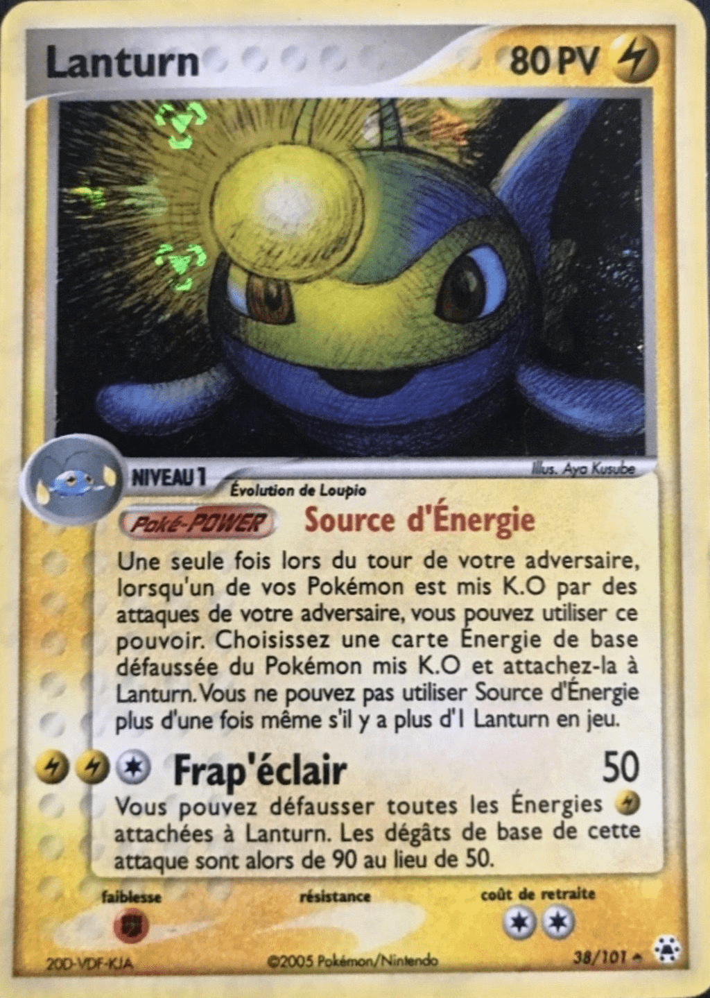 Lanturn - EX Légendes Oubliées - 38 - Peu commune