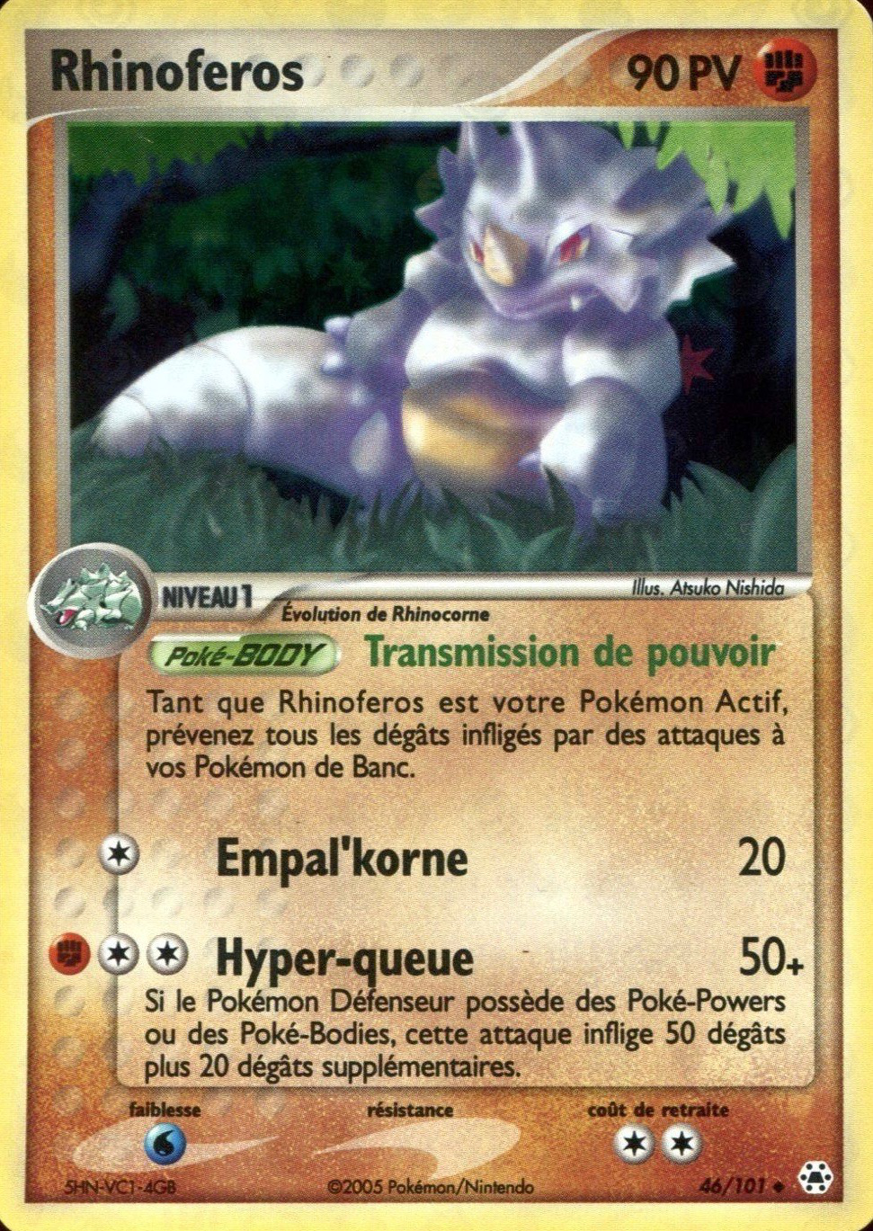 Rhinoferos - EX Légendes Oubliées - 46 - Peu commune
