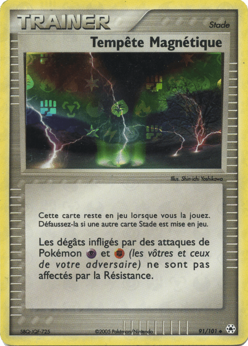 Tempête Magnétique - EX Légendes Oubliées - 91 - Peu commune