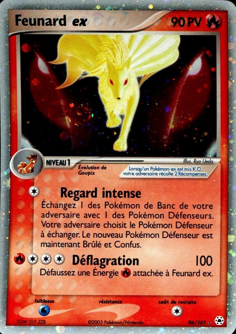 Feunard ex - EX Légendes Oubliées - 96 - Holographique ex rare