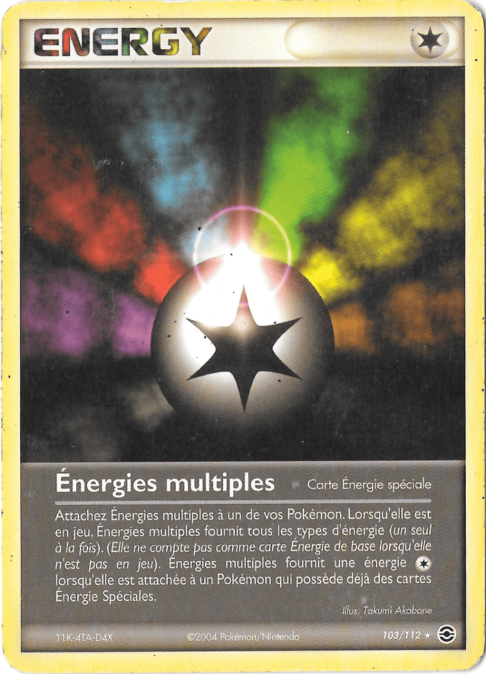 Énergies multiples - EX Rouge Feu & Vert Feuille - 103 - Rare