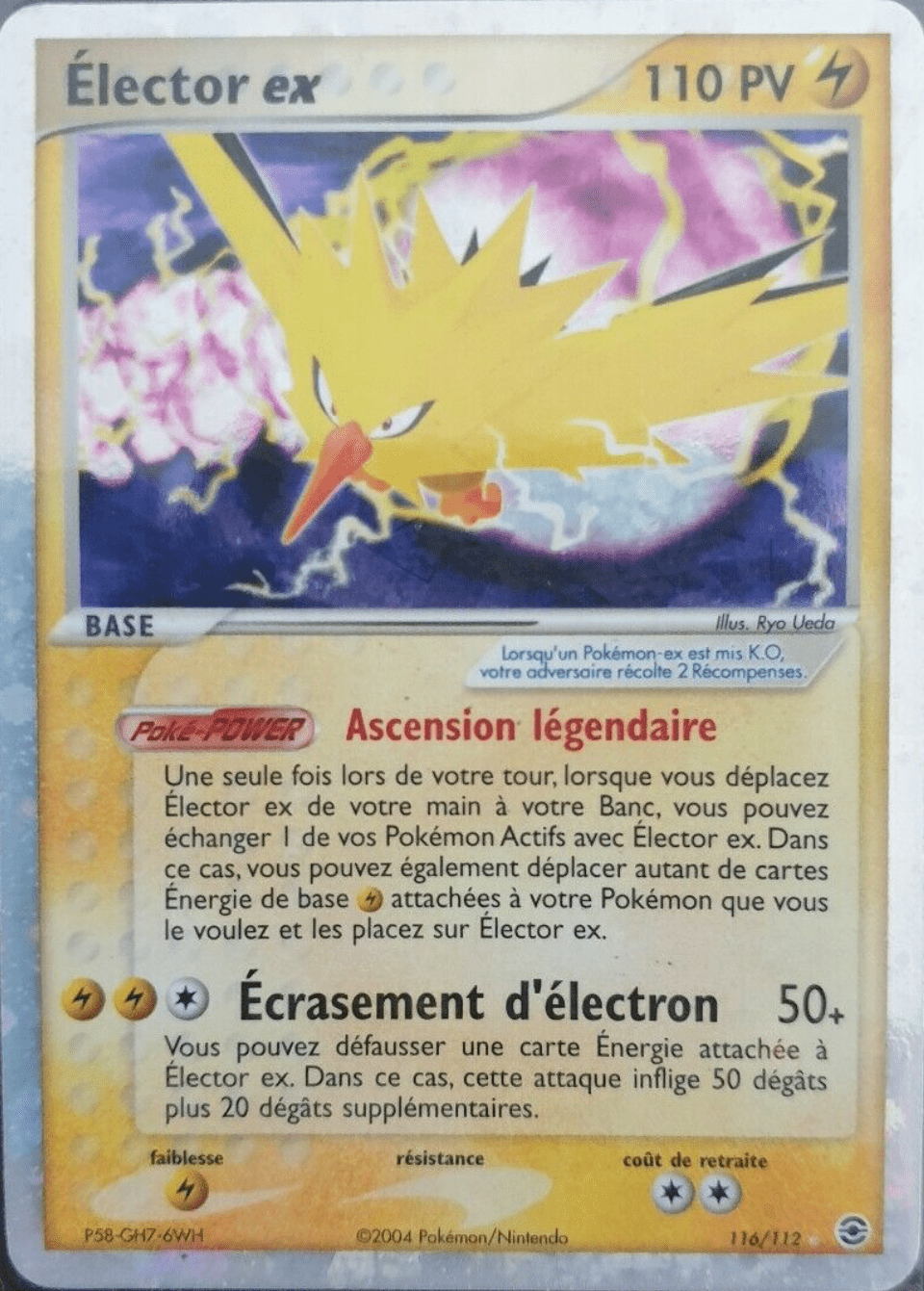 Élector ex - EX Rouge Feu & Vert Feuille - 116 - Holographique ex rare