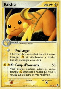 Raichu - EX Rouge Feu & Vert Feuille - 12 - Holographique rare
