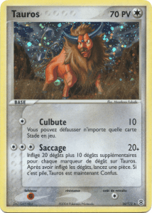 Tauros - EX Rouge Feu & Vert Feuille - 16 - Holographique rare