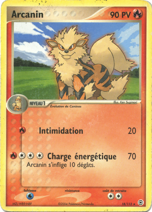 Arcanin - EX Rouge Feu & Vert Feuille - 18 - Rare