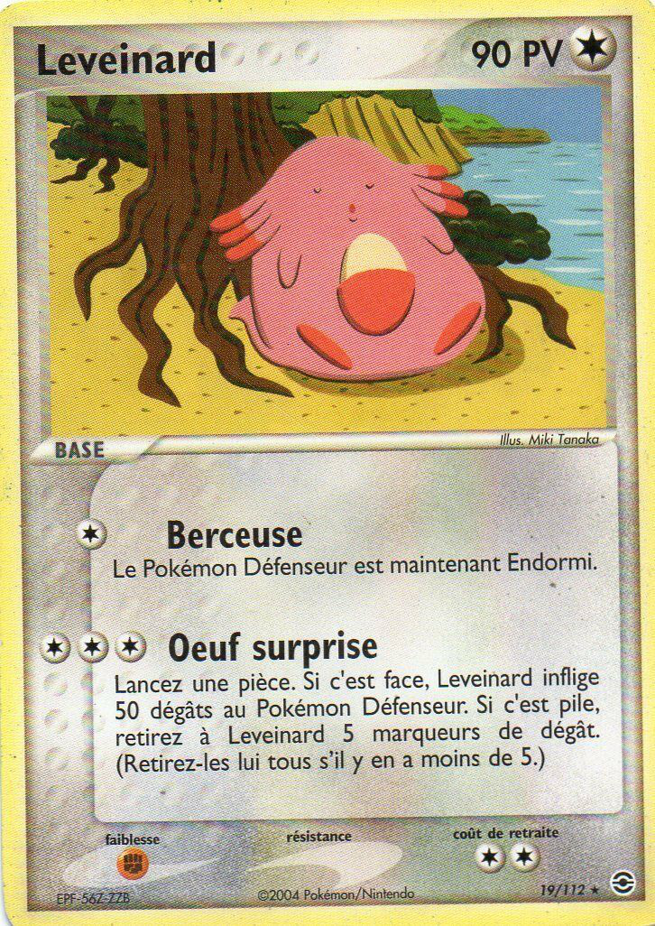 Leveinard - EX Rouge Feu & Vert Feuille - 19 - Rare