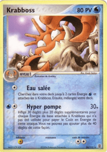 Krabboss - EX Rouge Feu & Vert Feuille - 26 - Rare