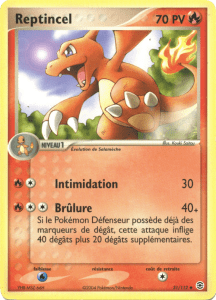 Reptincel - EX Rouge Feu & Vert Feuille - 31 - Peu commune