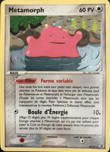 Metamorph - EX Rouge Feu & Vert Feuille - 4 - Holographique rare