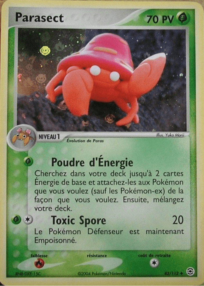 Parasect - EX Rouge Feu & Vert Feuille - 43 - Peu commune
